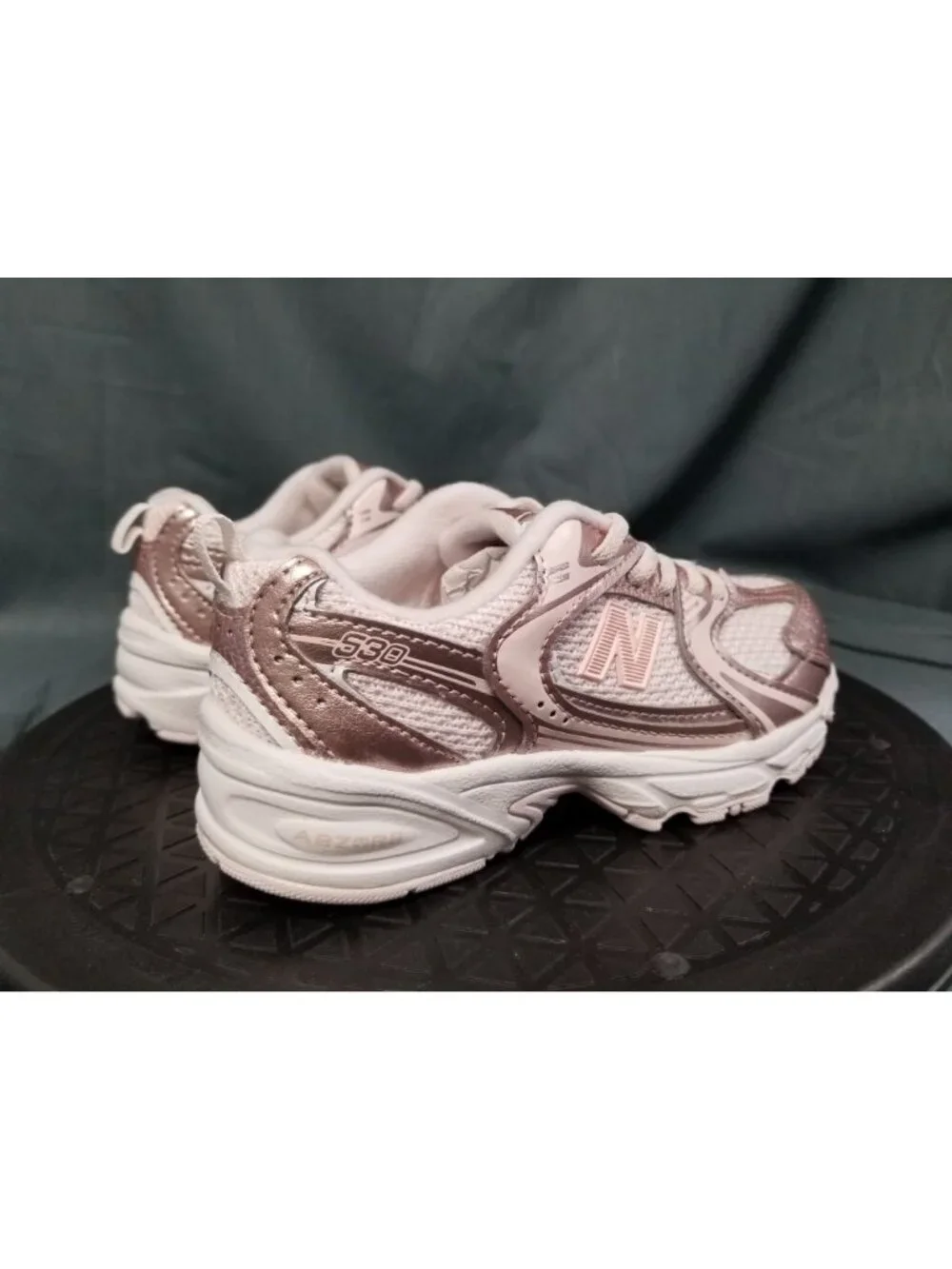 New Balance 530 BUNGEE LACE (PS) Sneakers Pink P5302ZV Girls Size 12 NEW NO BOX
